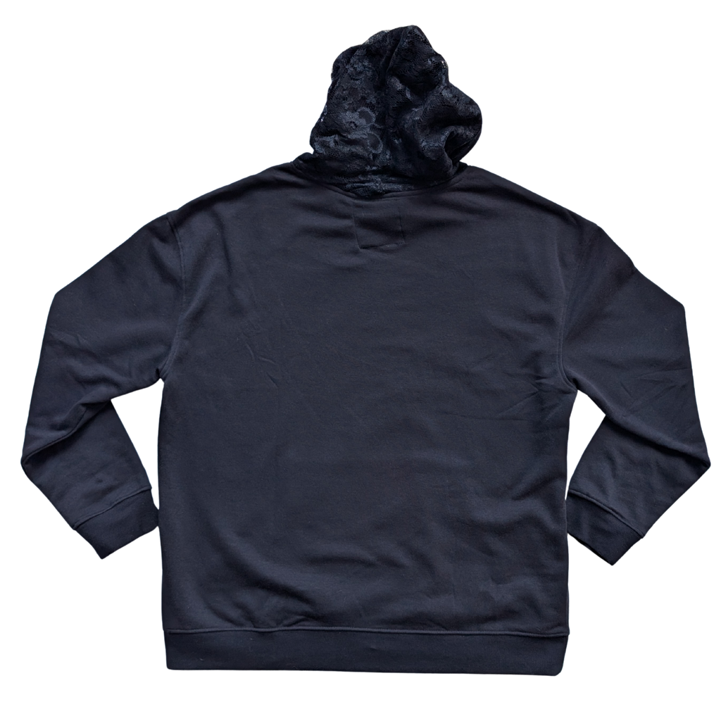 BLACK LACE HOODIE