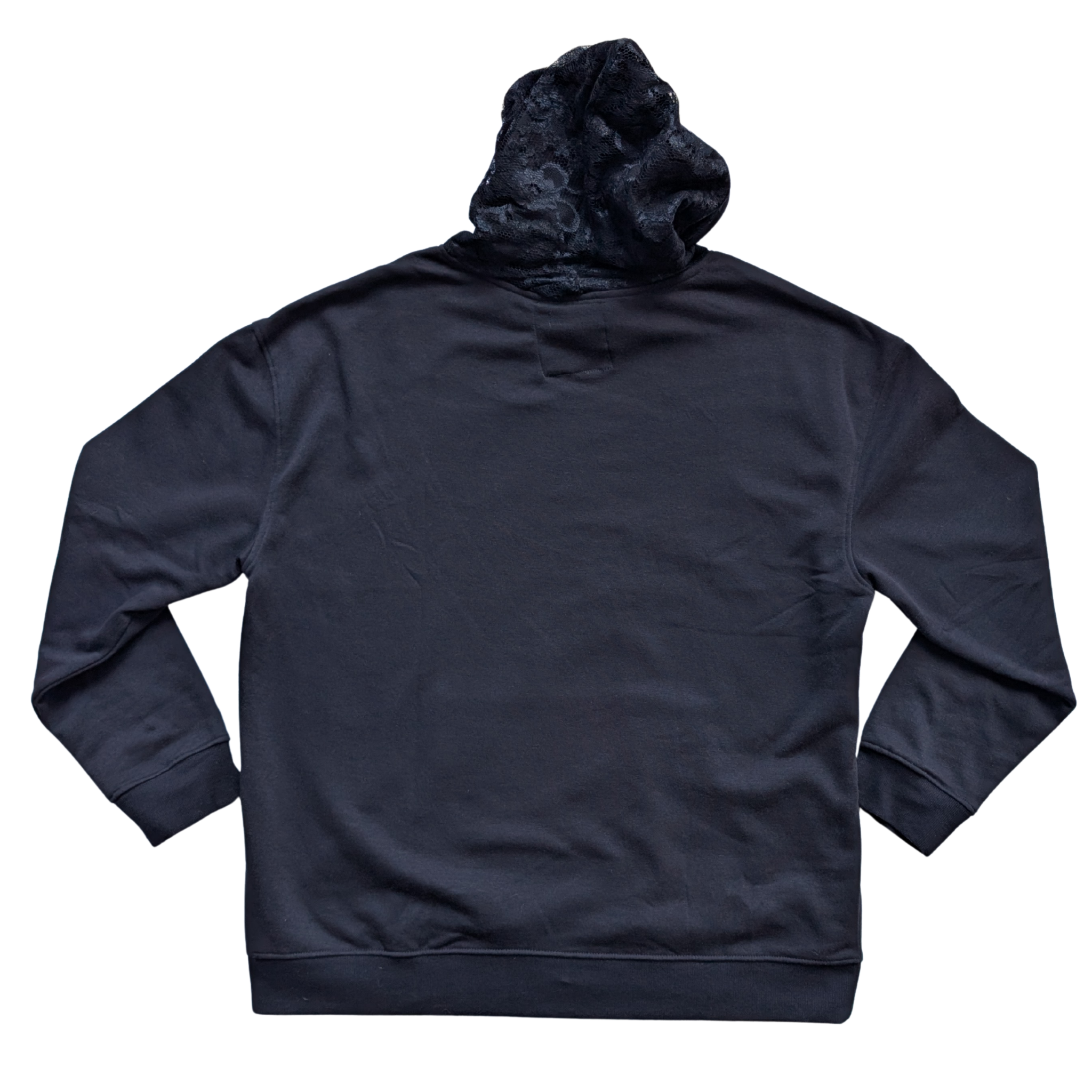 BLACK LACE HOODIE