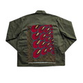 RED ARMY SHIRT JACKET IN GREEN